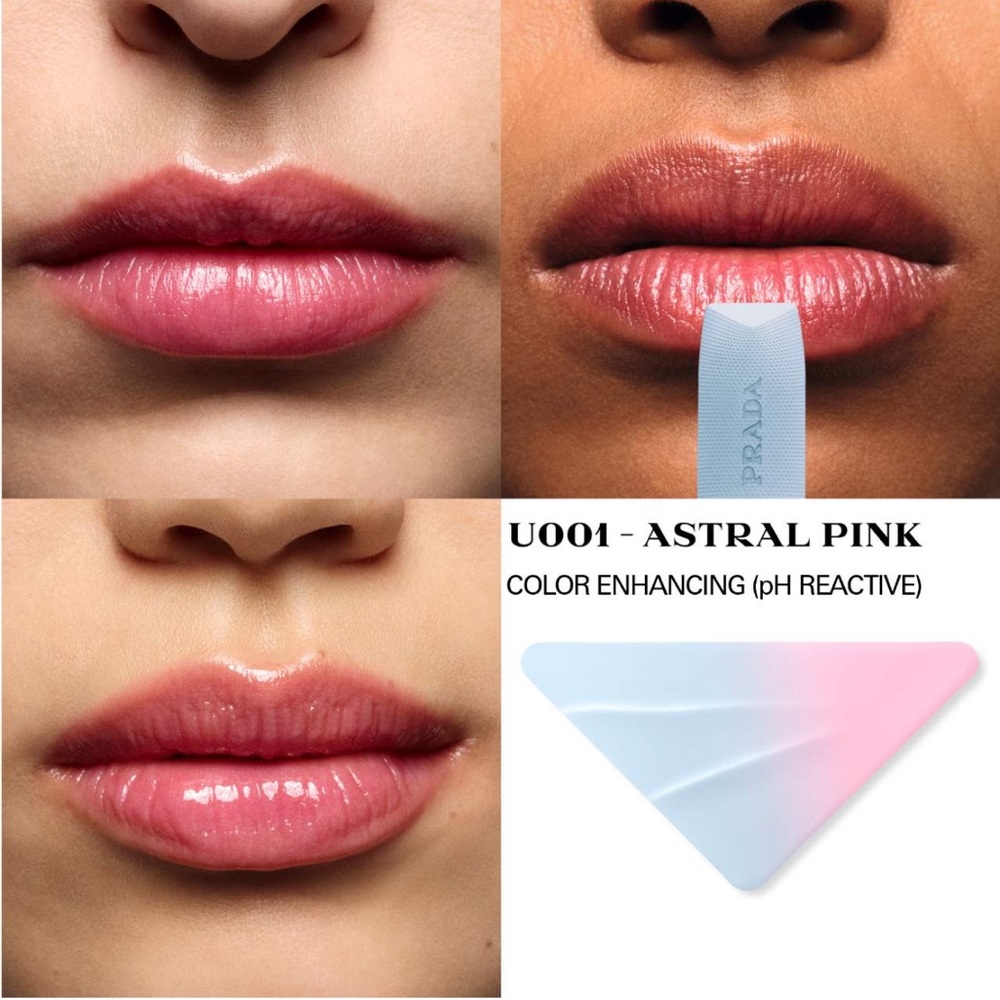 🌸PRADA Hydrating Lip Balm in U001 Astral Pink Deluxe Mini 1.3 g - Picture 5 of 11
